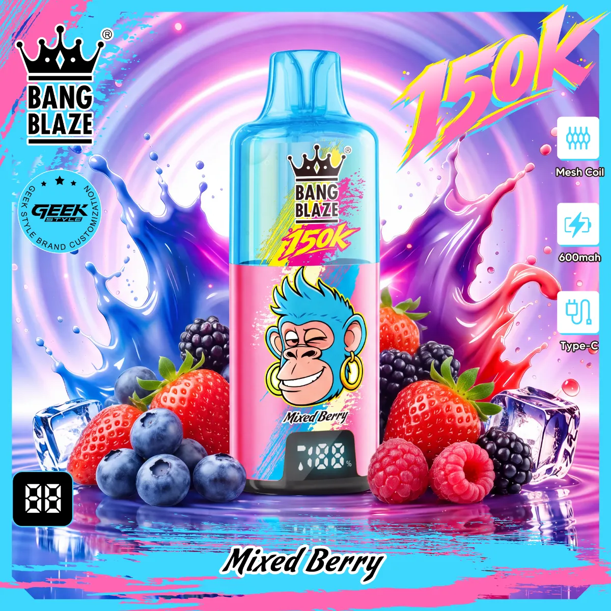 Bang Blaze 150k Puffs Disposable Vape device image 2