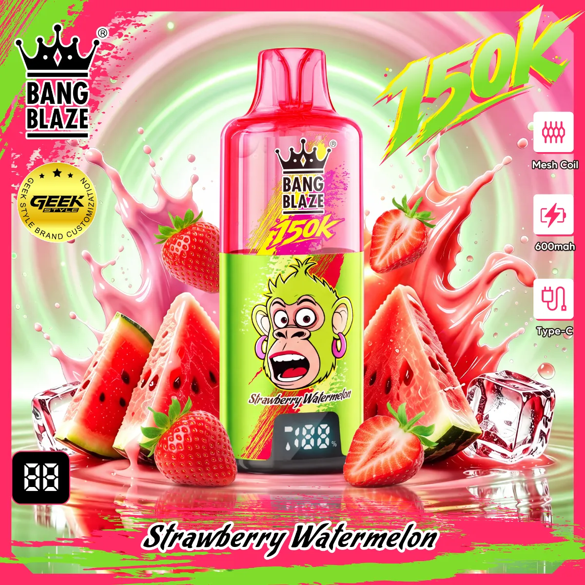 Bang Blaze 150k Puffs Disposable Vape device variant 2