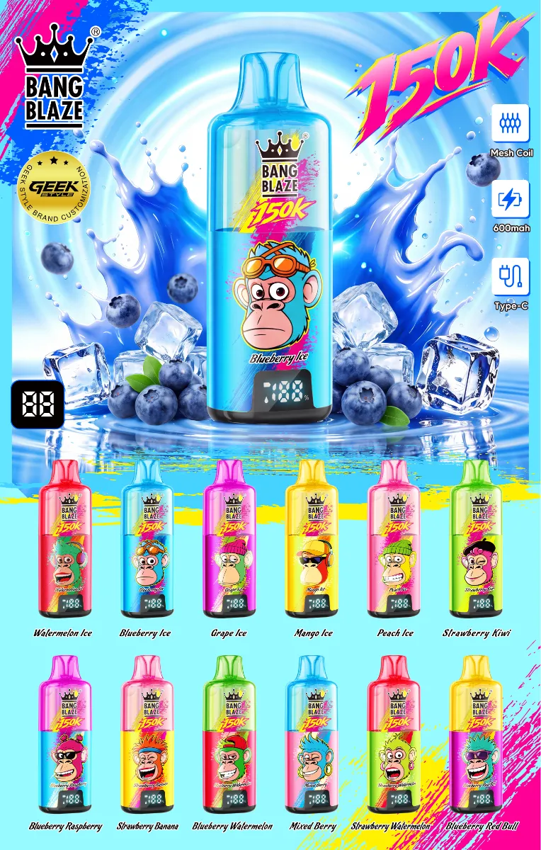 Bang Blaze 150k Puffs Disposable Vape device image