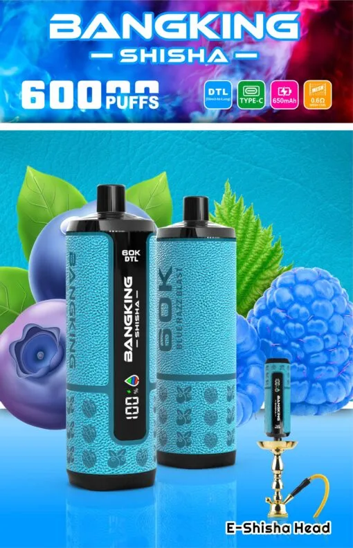 Bang King Shisha Puffs Disposable Vape device