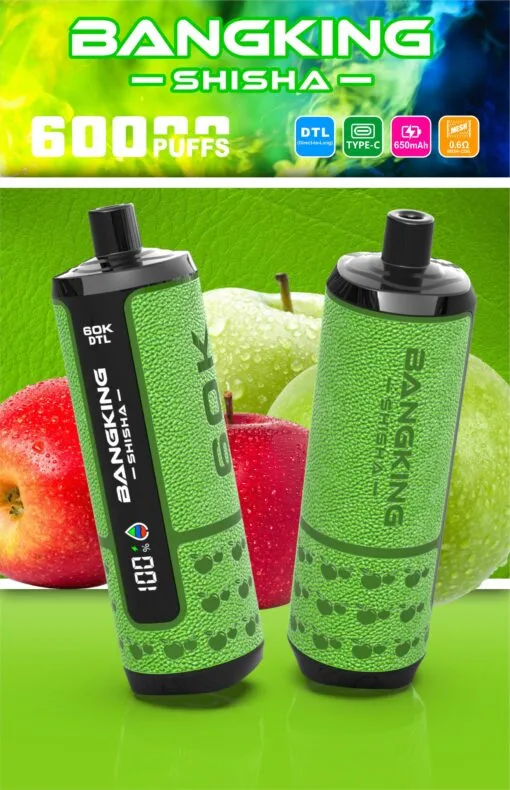 Bang King Shisha Puffs Disposable Vape device design