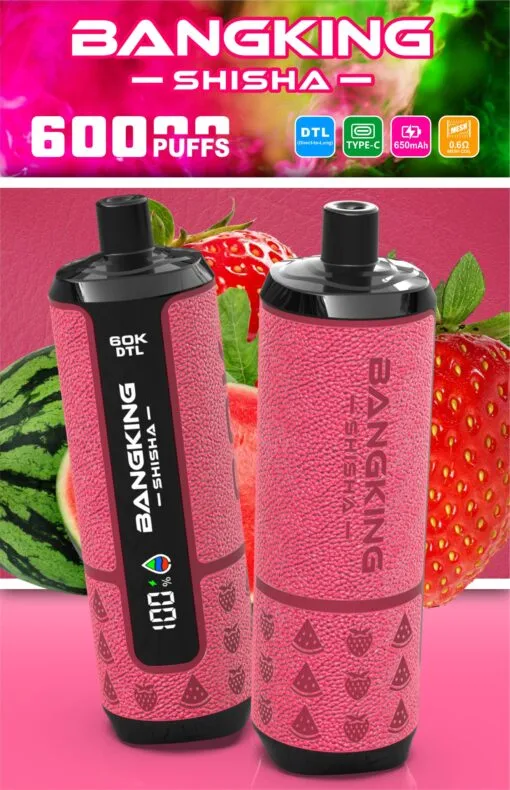 Bang King Shisha Puffs Disposable Vape device design 2