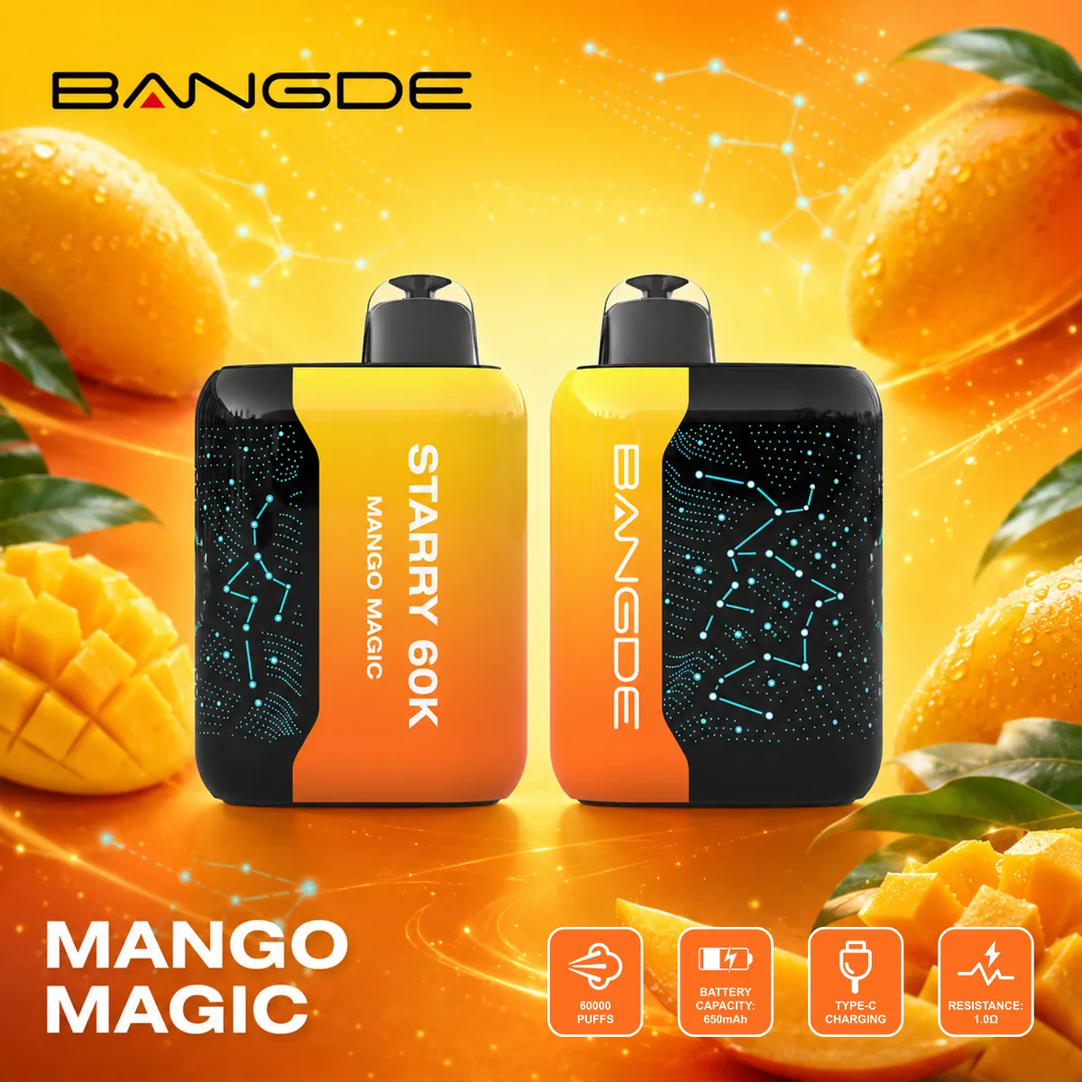 Bangde 60k Mango Magic Disposable Vape device