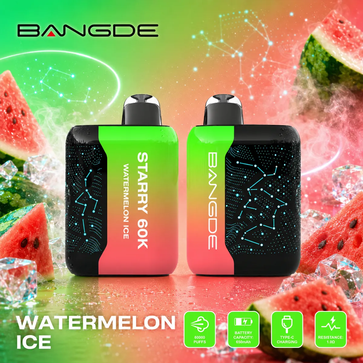 Bangde 60k Watermelon Ice Disposable Vape device